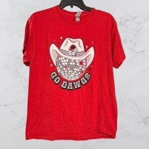 Georgia Bulldogs Disco cowboy t shirt Size L